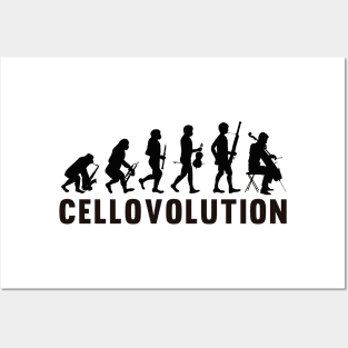 Violoncello Evolution Posters and Art